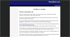 Desktop Screenshot of boozyblues.com