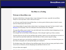 Tablet Screenshot of boozyblues.com